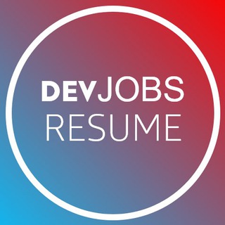 Логотип @devjobs_resume - Game Development Resume и поиск команды