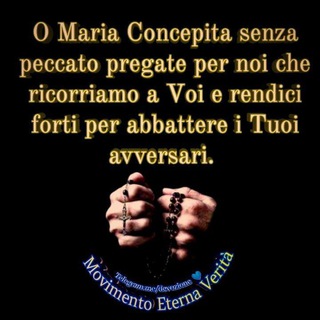 Логотип @devozione - ️ 💠 Movimento Eterna Verità 💠 M. E. V. 💠