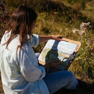 Логотип @diarywhitemoon - Путь художника/ли | Алёна Королёва