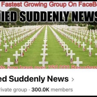 Логотип @diedsuddenlynewsoriginal - Died Suddenly News (share this link: https://t.me/DiedSuddenlyNewsOriginal)