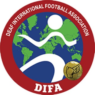 Логотип @difaorg2022 - DIFA DEAF INTERNATIONAL FOOTBALL ACCOCIATION