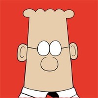 Логотип @dilbertru - Дилберт по-русски