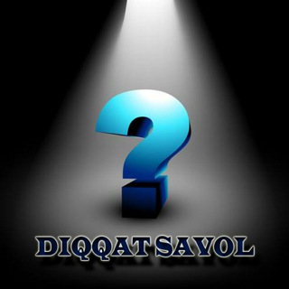 Логотип @diqqatsavollive - DIQQAT SAVOL | LIVE