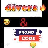 Логотип @divers_code_promo - 🍑🤤𝐓𝐖𝐄𝐑𝐊𝟐.𝟎🤤🍓🍌