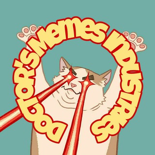 Логотип @dokikot - Доктор Мiм Індастріз