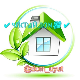 Логотип @dom_uyut - ✔️ ЧИСТЫЙ ДОМ💯 ✔️