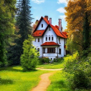 Логотип @domlandiya - Частный дом | Ландшафтный дизайн | Проекты домов