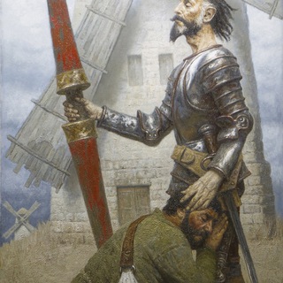 Логотип @donukraine - Дон Кихот