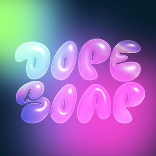 Логотип @dopesoap - dopе soap