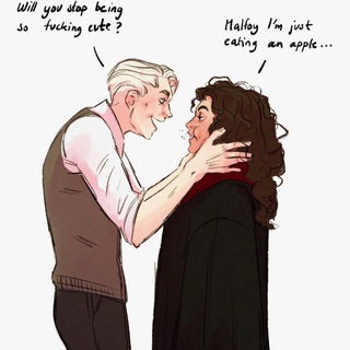 Логотип @dramionefm - слегка больна драмионой