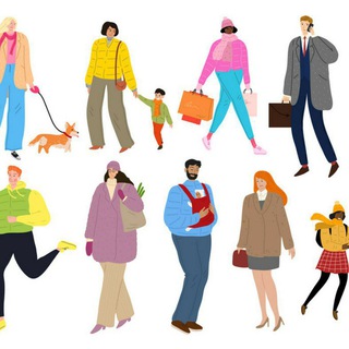 Логотип @dressedpeople - люди и одежда