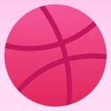 Логотип @dribbble - dribbble