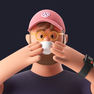 Логотип @dribbbleru - dribbble