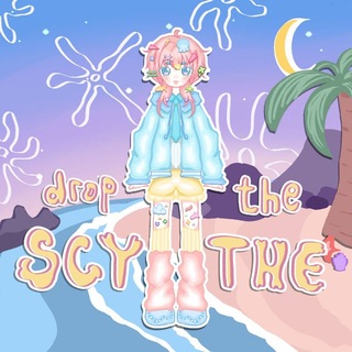 Логотип @dropthescythe - Scythe Shore. 🐬