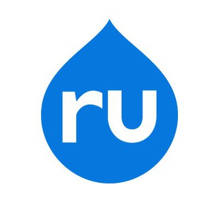 Логотип @drupal_rus - Drupal RU