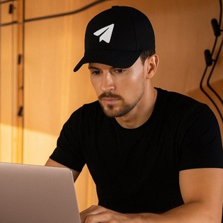 Логотип @durov_pabotaet - Дуров Работает