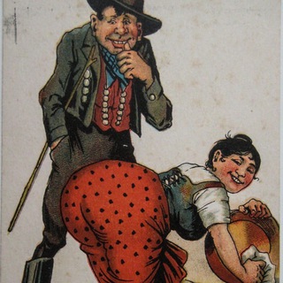 Логотип @dyrackie_otkrytki - Дурацкие дореволюционные открытки