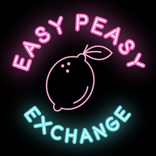 Логотип @easypeasy_exchange_rates - 🍋 Easy Peasy Exchange | Обмен валют США USA