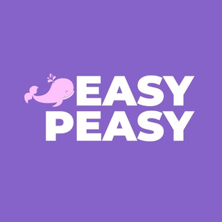 Логотип @easypeasykyiv - EASY PEASY|Англійська - легко