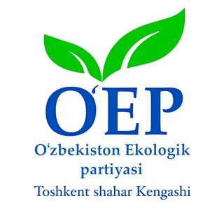 Логотип @ecopartytoshkent - Toshkent shahar Kengashi