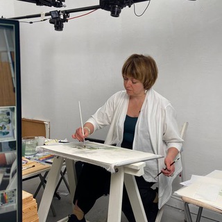 Логотип @elena_bazanova_watercolorart - Elena Bazanova -ART