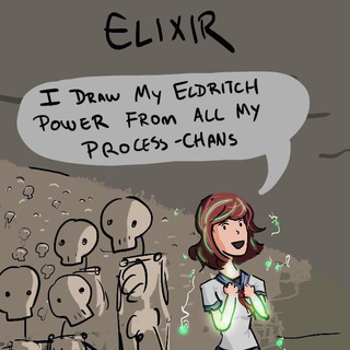Логотип @elixirbr_offtopic - Elixir Brasil [OffTopic]