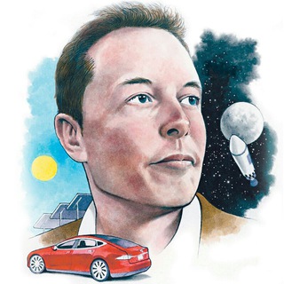 Логотип @elon_musk_world - Мир Илона Маска