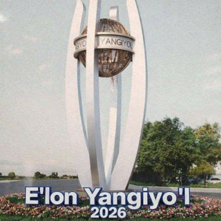 Логотип @elon_yangiyoi - E'lon Yangiyo'l
