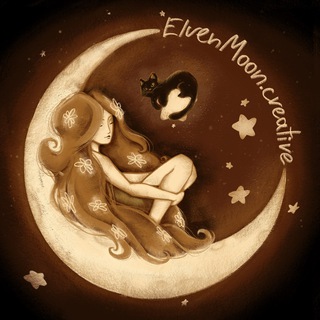 Логотип @elvenmooncreative - 𝓔𝓵𝓿𝓮𝓷𝓜𝓸𝓸𝓷.𝓬𝓻𝓮𝓪𝓽𝓲𝓿𝓮
