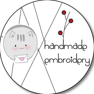 Логотип @embro_chat - embroidery.chat 💭