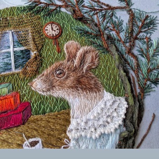 Логотип @embroideryrose - Вышивка Андреевой Розы