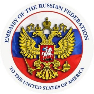 Логотип @embusa - Embassy of Russia in the USA / Посольство России в США