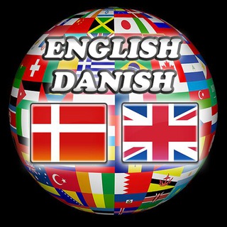 Логотип @engdanchat - English | Danish Daily 🇬🇧🇩🇰