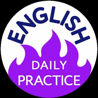 Логотип @english_practice_daily - ENGLISH practice daily