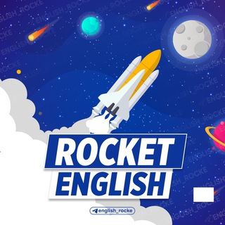 Логотип @english_rocke - Rocket English