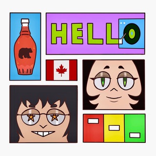 Логотип @english_showandtell - English with Liza&Lena l Show and Tell