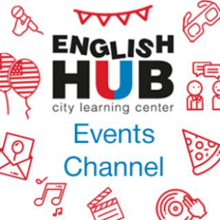 Логотип @englishhub_events - English HUB | Events