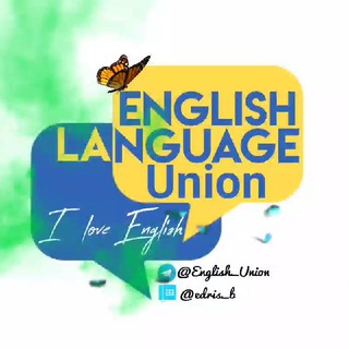 Логотип @englishlanguagechat - English Lɑnguɑge Union
