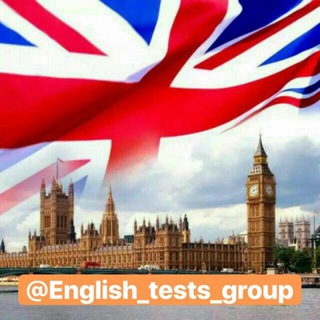 Логотип @englishtests_group - @ENGLISH GROUP@📚