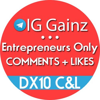 Логотип @entrepreneuronly - IGGainz ••• Entrepreneurs Only Dx10 Comments & Likes Network