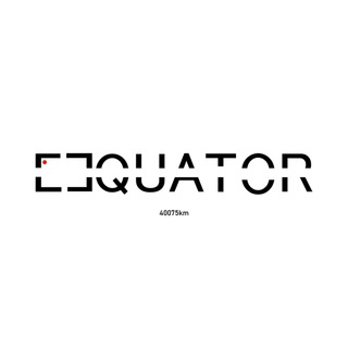 Логотип @equator_channel - 40075 km