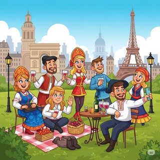 Логотип @etopro_rus_paris - Русские - Париж 🗼🇫🇷 (чат)