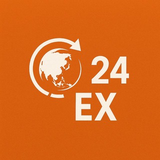 Логотип @ex24_asia - EX24 - Круглосуточный обмен криптовалют и рублей в Азии