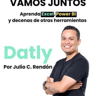 Логотип @excelaprendeco - Datly Educación | Por Julio C. Rendón