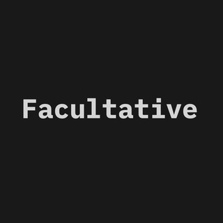 Логотип @facultative_archi - Facultative.Archi