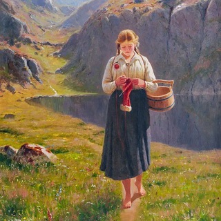 Логотип @faerie_folk - 𝕱𝖆𝖊𝖗𝖎𝖊 𝕱𝖔𝖑𝖐 🍓🌿🧺🌲