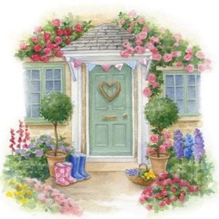 Логотип @fairytalecottage - fairytale cottage 🌸