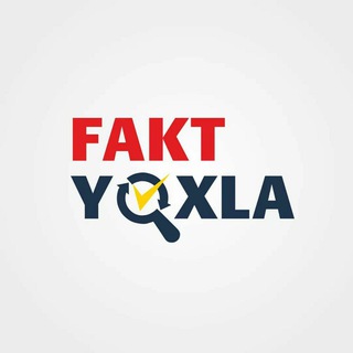 Логотип @faktyoxla - Fakt Yoxla