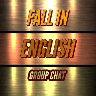 Логотип @fallin_gp - FALL IN ENGLISH