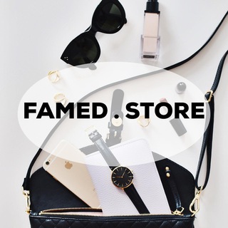 Логотип @famedstore - FAMED.STORE - байер оригинальных реплик